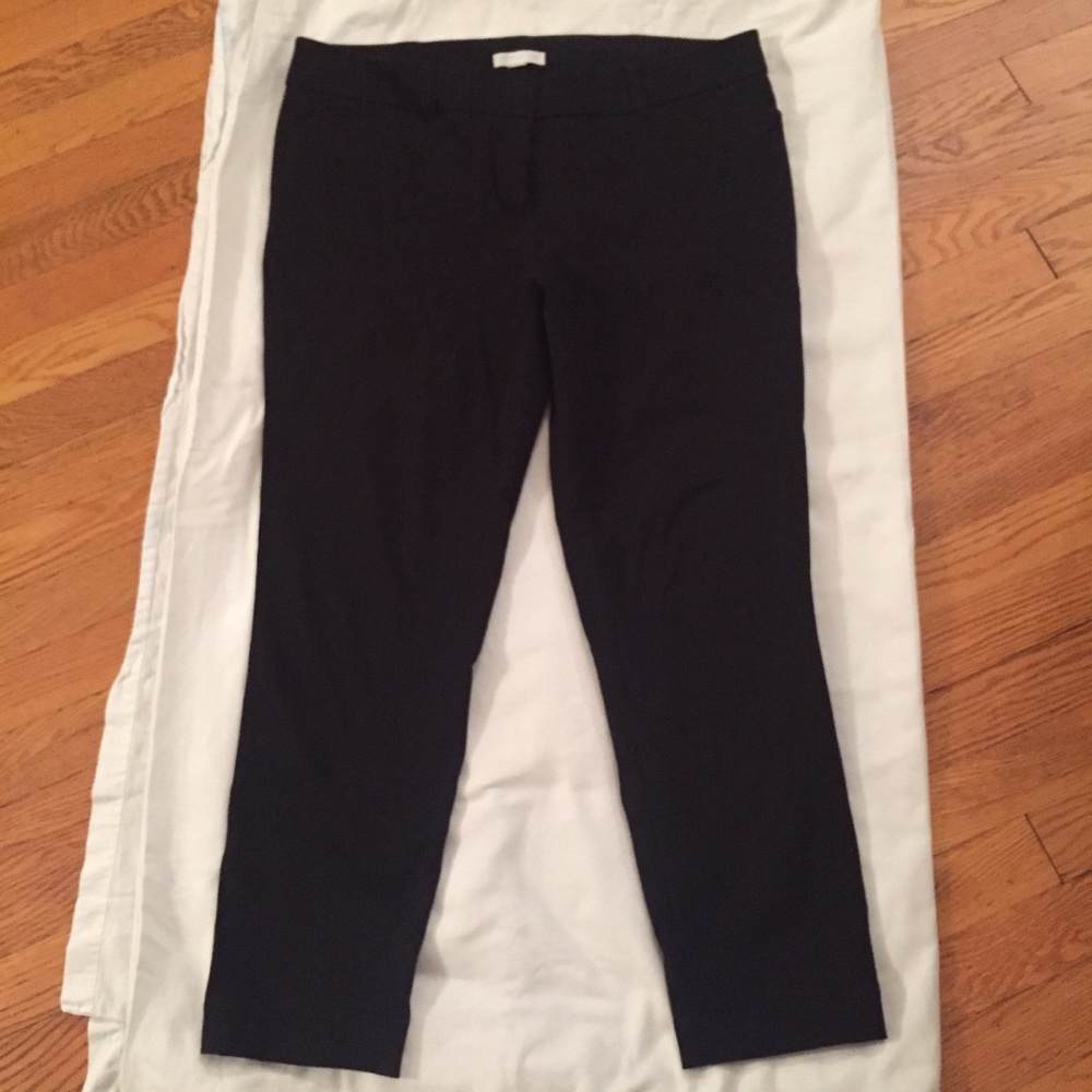 NY&CO cropped stretch black dress pants